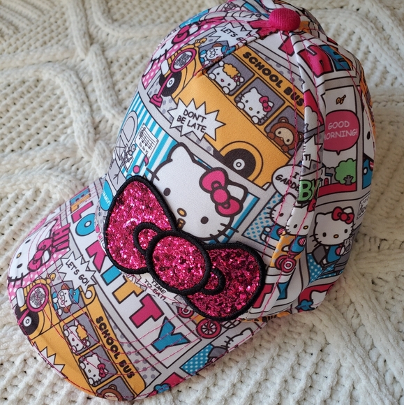 Hello Kitty Accessories Hello Kitty Girls Comic Strip Print Baseball Cap Poshmark Hello Kitty Accessories Hello Kitty Girls Comic Strip Print Baseball Cap Poshmark